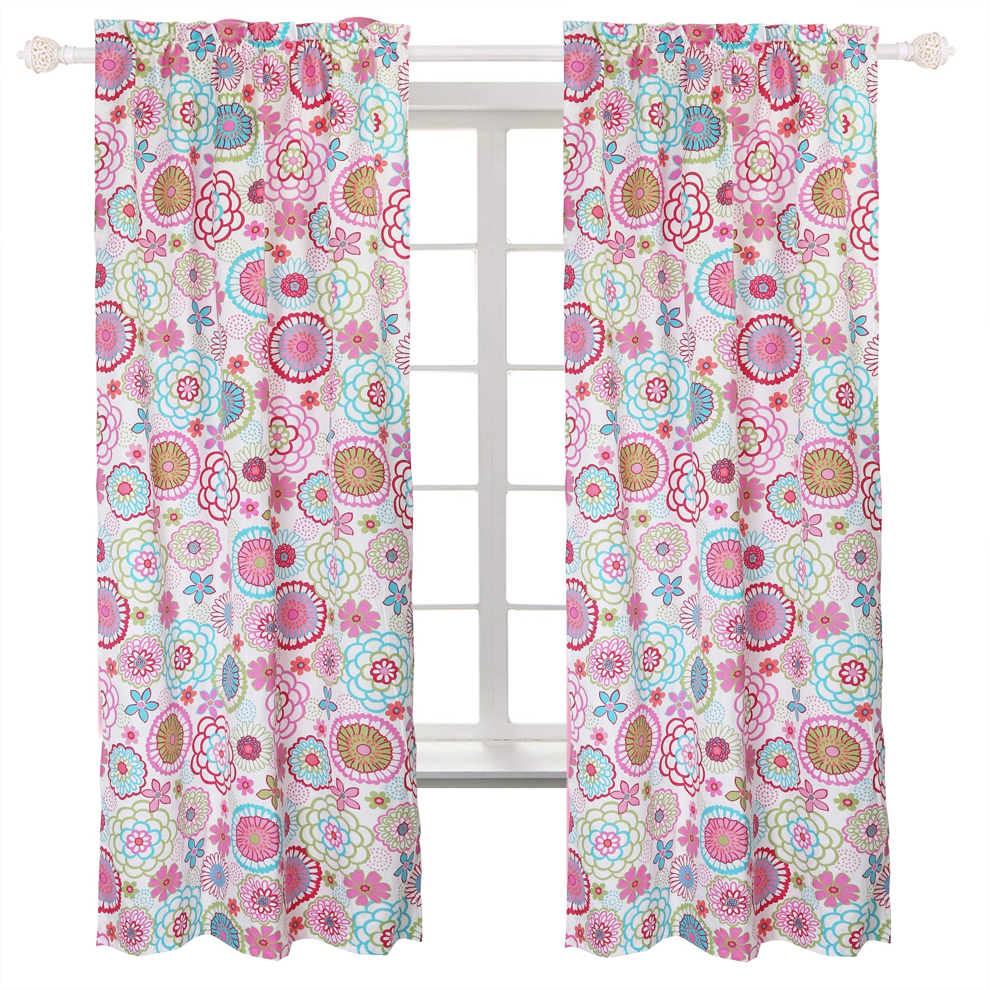 Mariah Pink Floral Dot Reversible Quilt Bedding Set