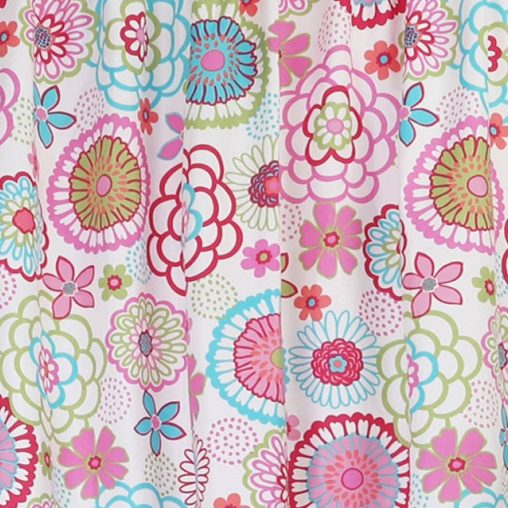 Mariah Pink Floral Dot Reversible Quilt Bedding Set