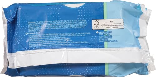 Cottonelle Fresh Feel Flushable Wipes, 8 Packs, 42 Wipes per Pack