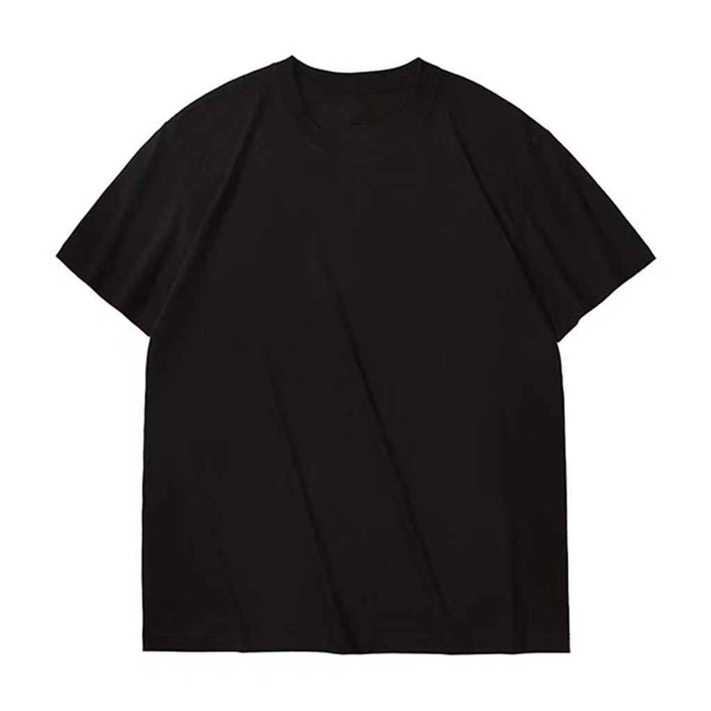 Men's Solid Crew Neck T-Shirt, Soft Cotton Tee, Regular Fit, Lightweight Casual Top for Summer Layering, Comfort