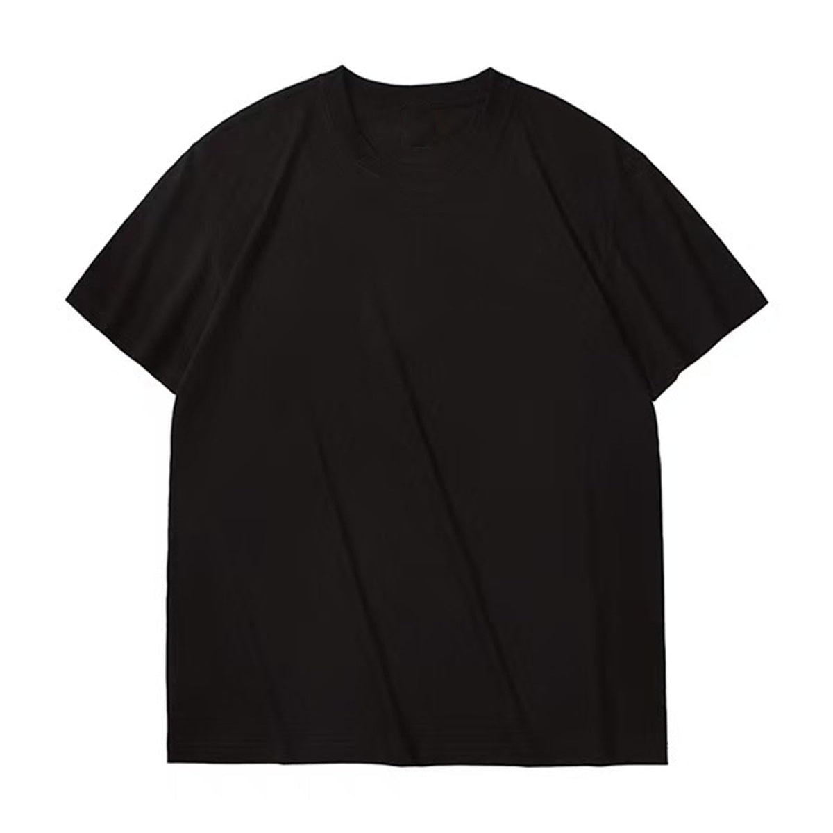 Men's Solid Crew Neck T-Shirt, Soft Cotton Tee, Regular Fit, Lightweight Casual Top for Summer Layering, Comfort