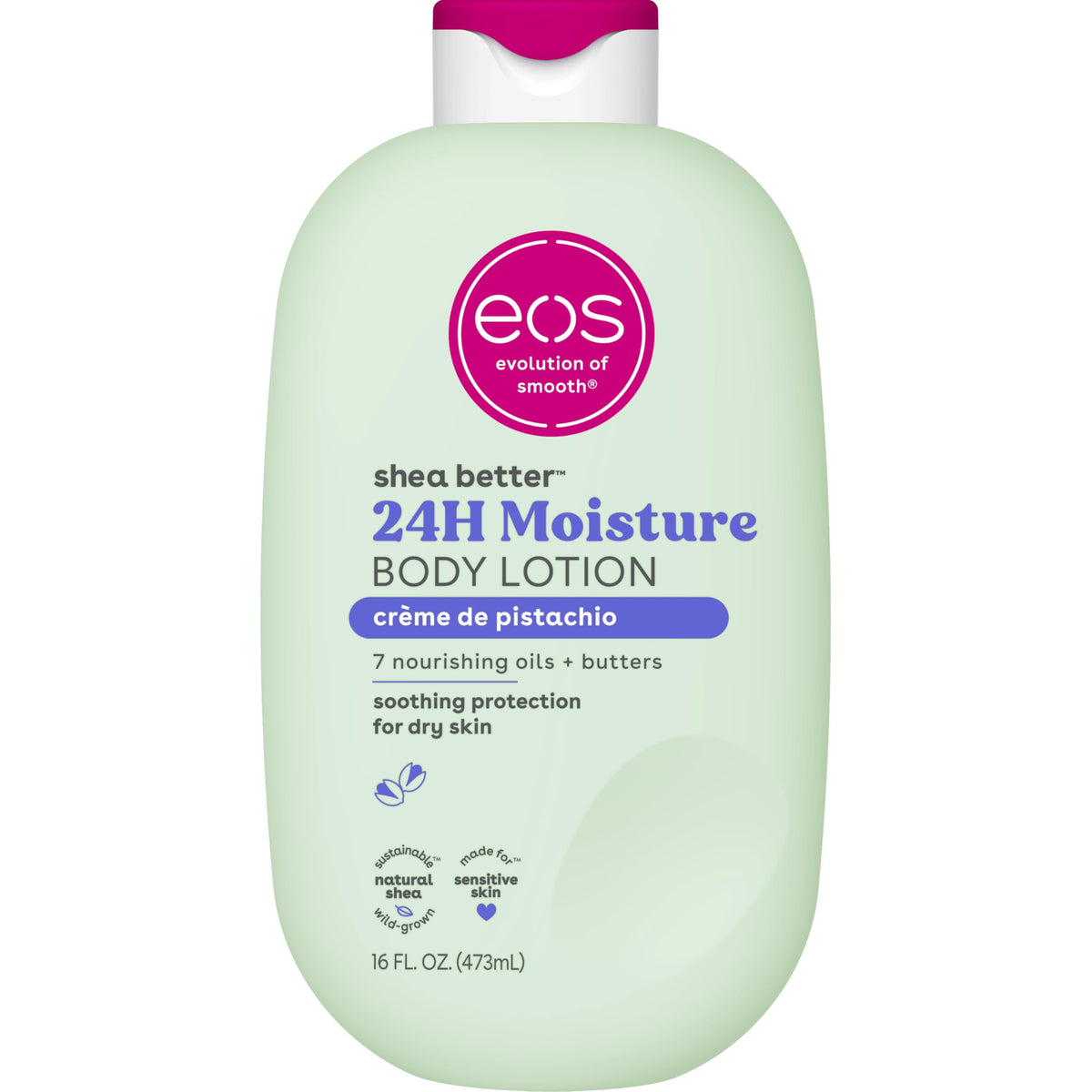 eos Shea Better Body Lotion- Strawberry Dream, with Natural Shea, 16 fl oz