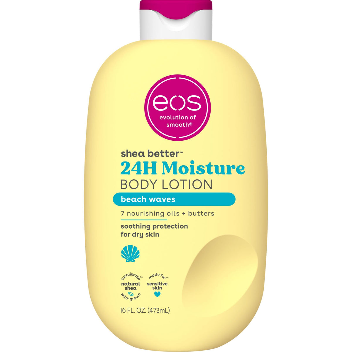 eos Shea Better Body Lotion- Strawberry Dream, with Natural Shea, 16 fl oz