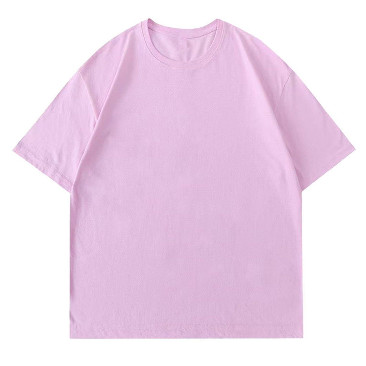 Men's Solid Crew Neck T-Shirt, Soft Cotton Tee, Regular Fit, Lightweight Casual Top for Summer Layering, Comfort