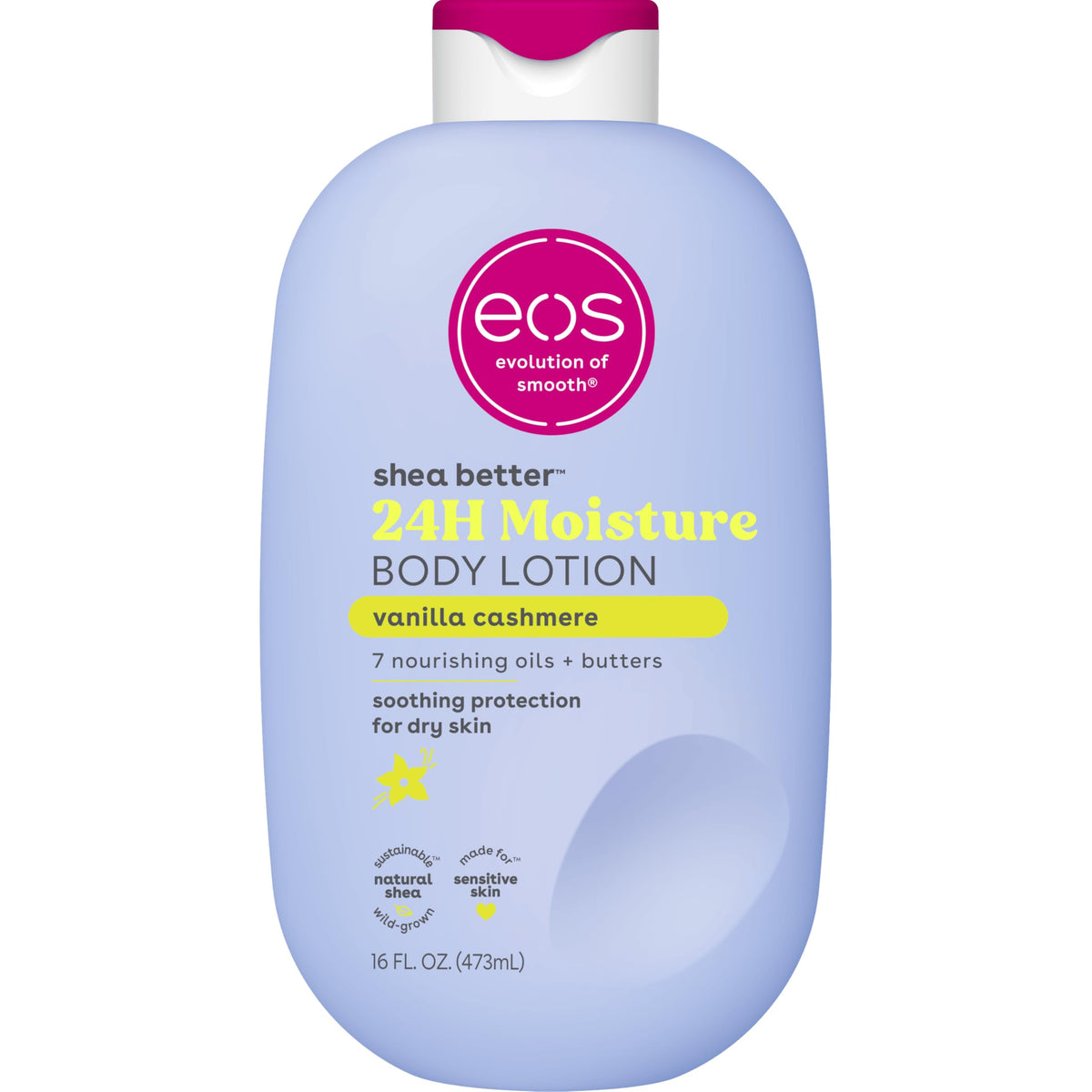 eos Shea Better Body Lotion- Strawberry Dream, with Natural Shea, 16 fl oz