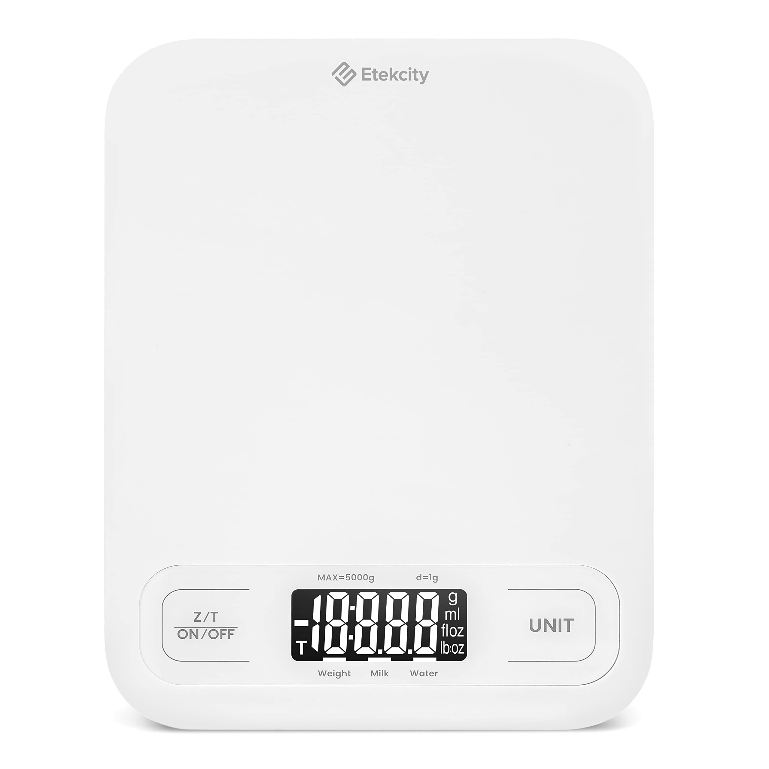 Etekcity Food Kitchen Scale, Digital Grams and Ounces, 11lb | Tare function, ideal for baking, weight loss, keto, meal prep, packages, liquids and jewelry, 304 Stainless Steel