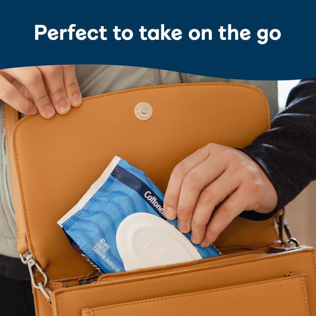 Cottonelle Fresh Feel Flushable Wipes, 8 Packs, 42 Wipes per Pack