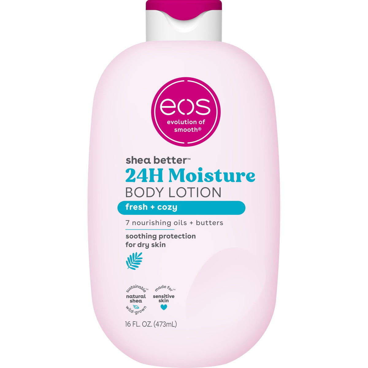 eos Shea Better Body Lotion- Strawberry Dream, with Natural Shea, 16 fl oz