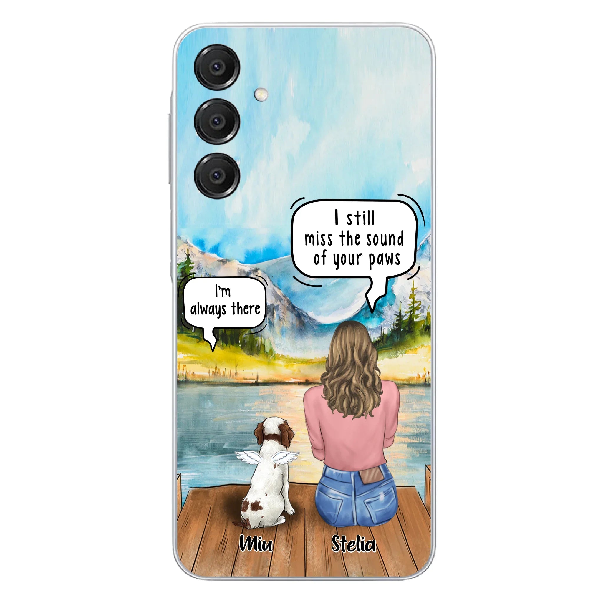 Custom Personalized Dog Mom Phone Case - Upto 4 Pets - Case For Iphone/Samsung - Gift Idea For Pet Lover - FXVV9O