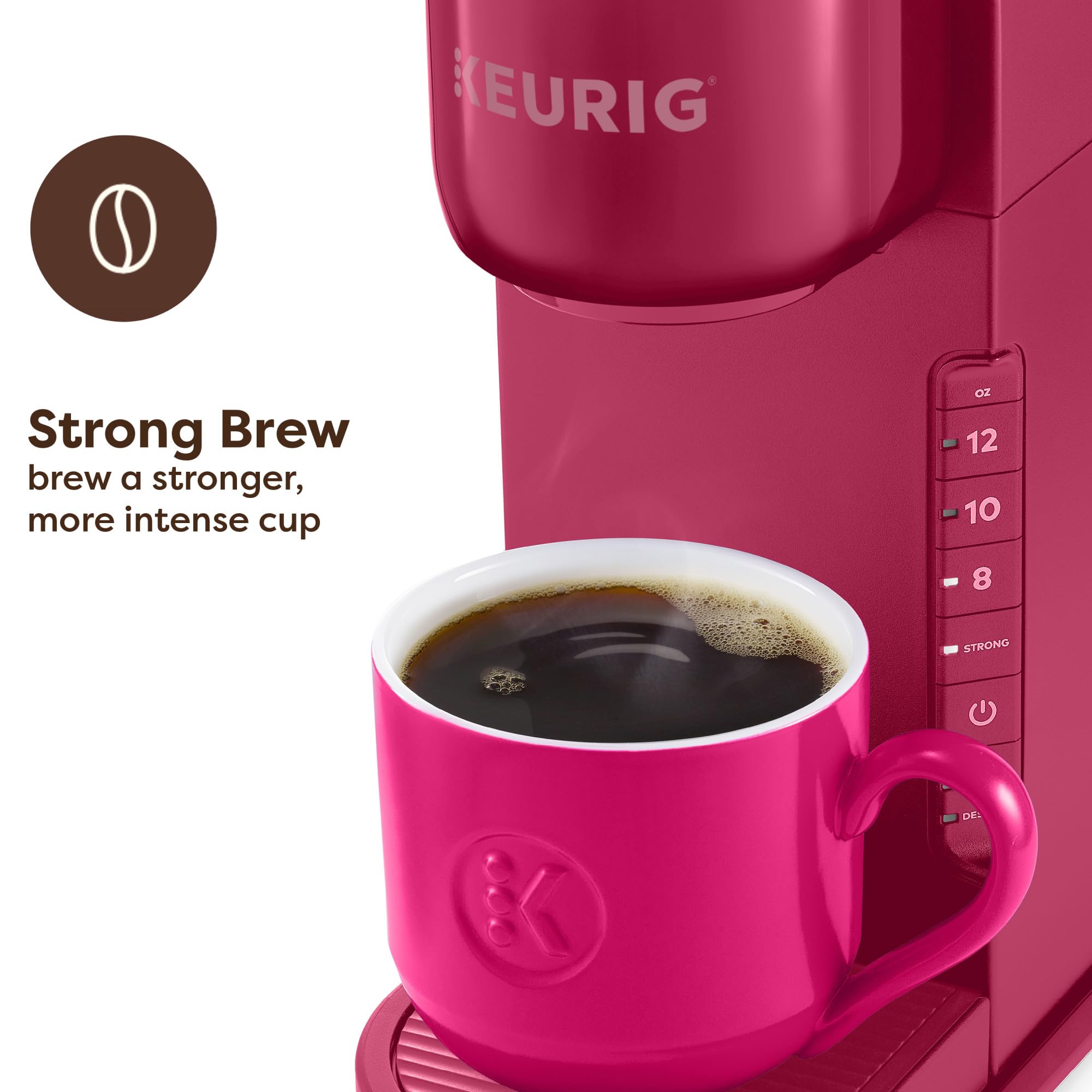 Keurig K-Express Single Serve K-Cup Pod Coffee Maker, 3 Brew Sizes, Strong Button Feature, 42oz Removable Reservoir, Black | 3 Brew Sizes, Strong Button Feature, Removable Reservoir