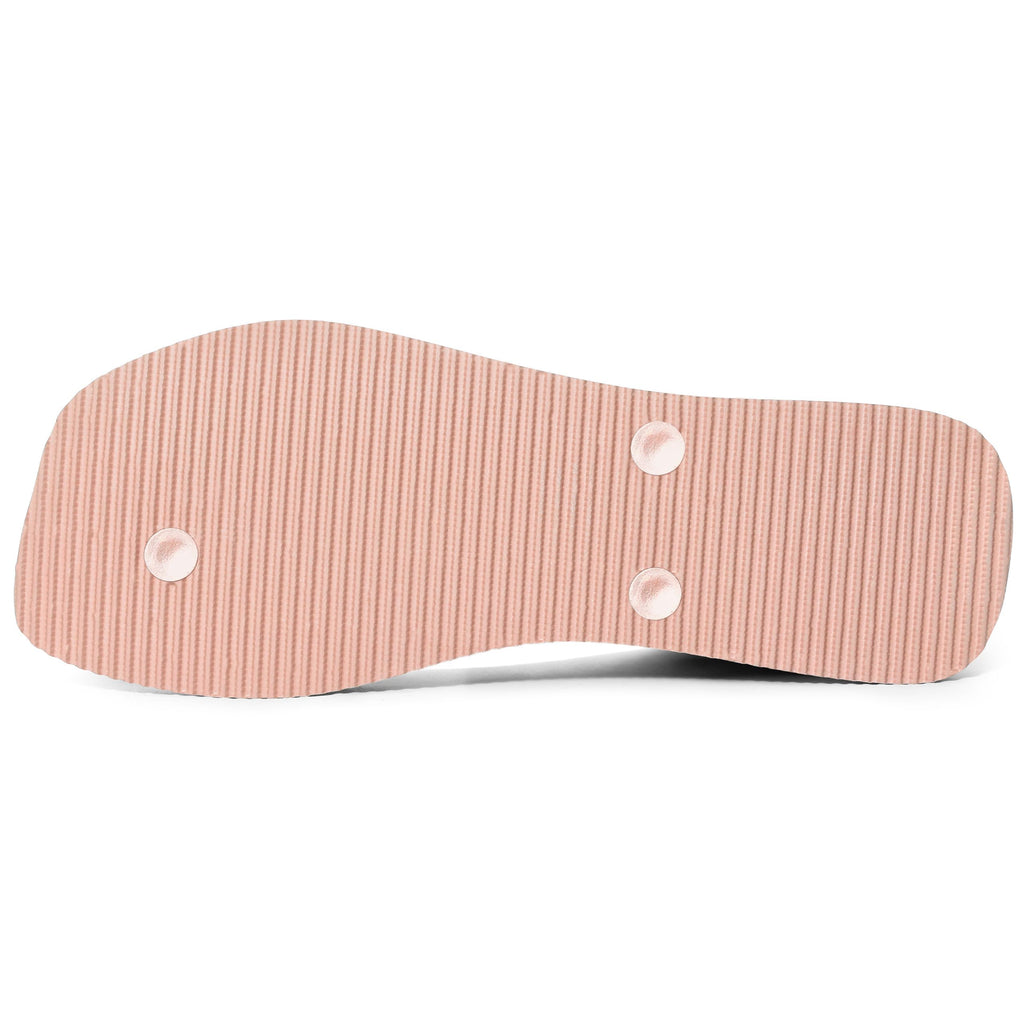 shevalues Slim Square Toe Flip Flops for Women with Comfortable Yoga Mat | Lightweight Non Slip Rubber Sandals for Beach, Shower, Pool & Summer Casual Wear