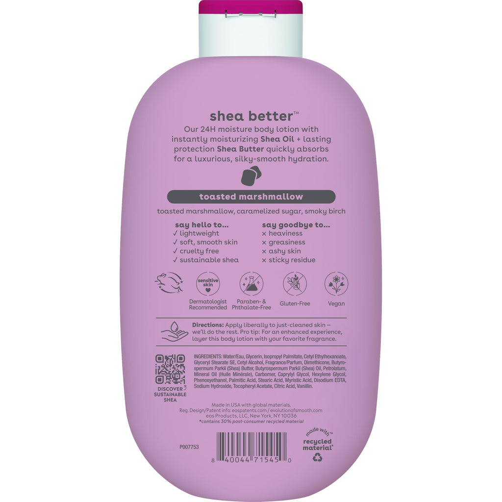 eos Shea Better Body Lotion- Strawberry Dream, with Natural Shea, 16 fl oz