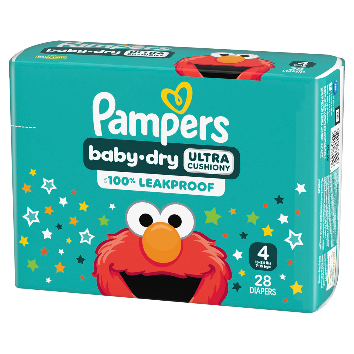 Pampers Diapers - Baby Dry - Size 3, 104 Count, Absorbent Disposable Infant Diaper (Packaging May Vary)