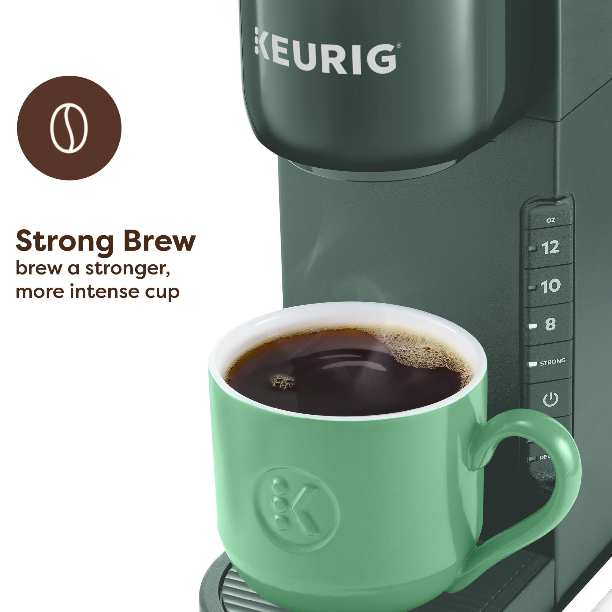 Keurig K-Express Single Serve K-Cup Pod Coffee Maker, 3 Brew Sizes, Strong Button Feature, 42oz Removable Reservoir, Black | 3 Brew Sizes, Strong Button Feature, Removable Reservoir