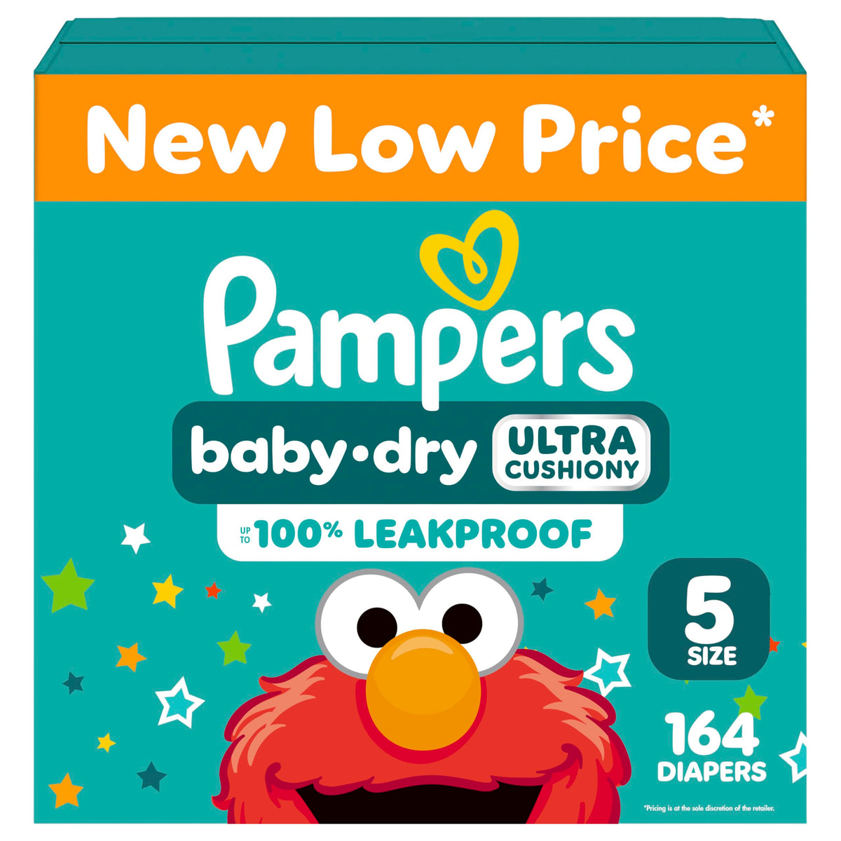 Pampers Diapers - Baby Dry - Size 3, 104 Count, Absorbent Disposable Infant Diaper (Packaging May Vary)