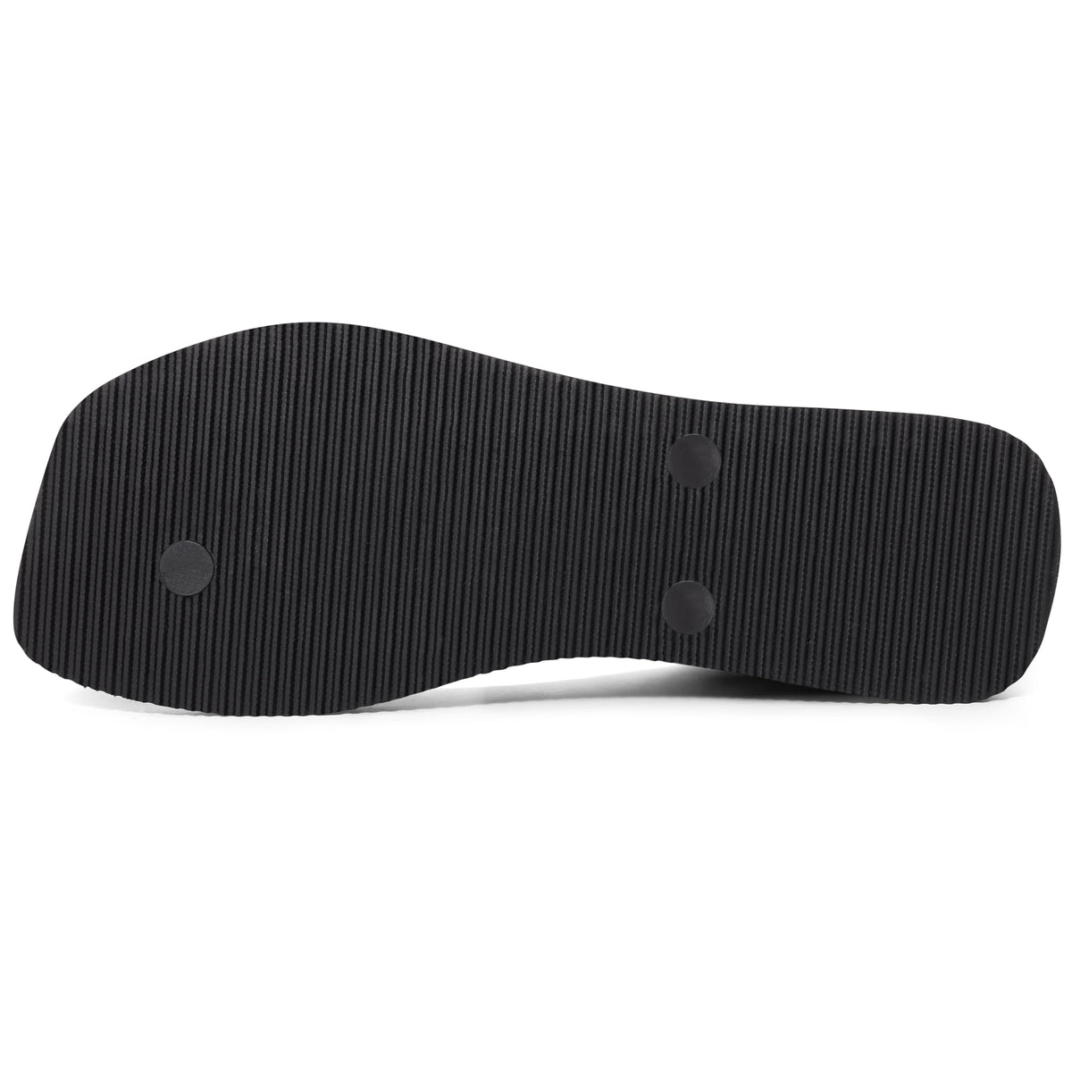 shevalues Slim Square Toe Flip Flops for Women with Comfortable Yoga Mat | Lightweight Non Slip Rubber Sandals for Beach, Shower, Pool & Summer Casual Wear
