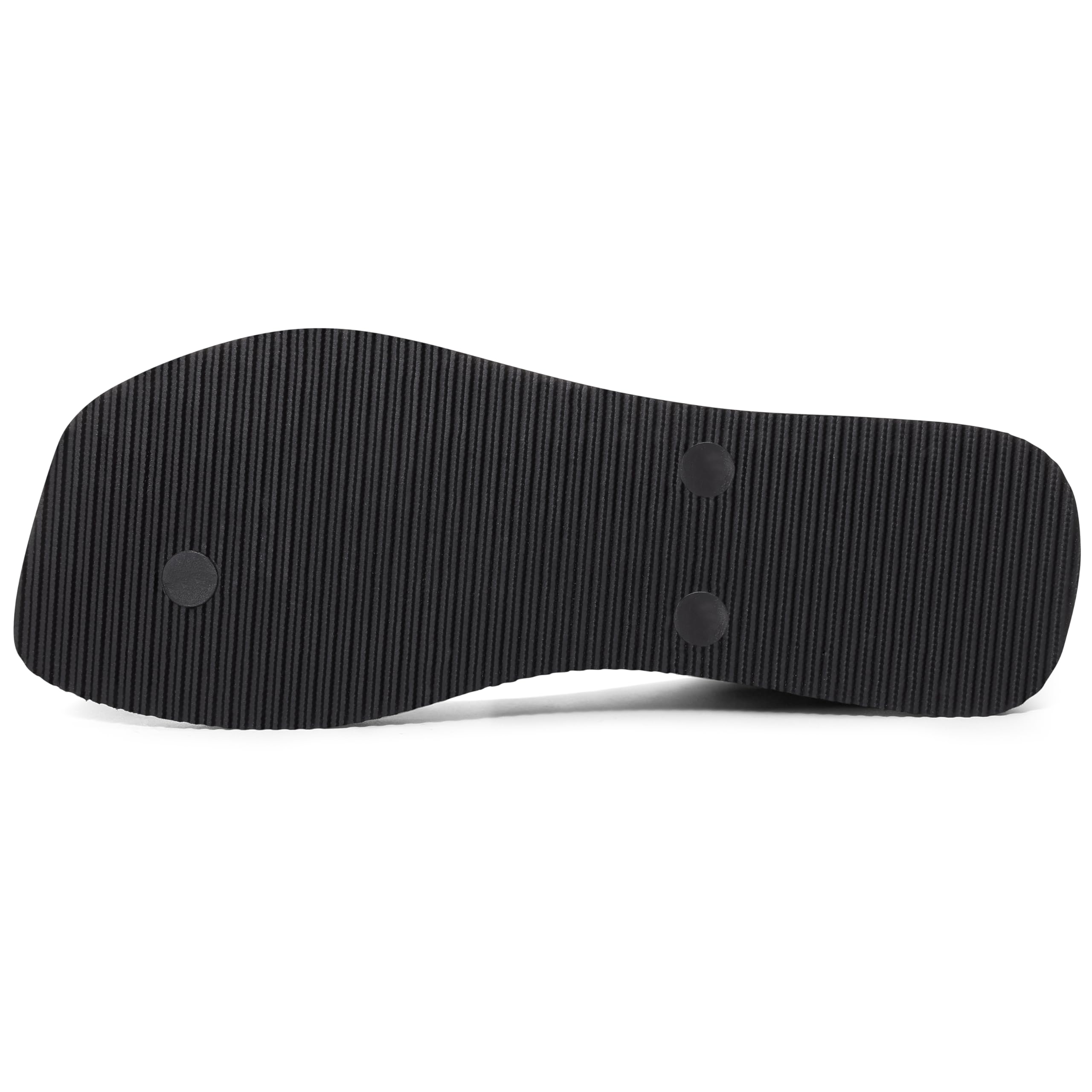 shevalues Slim Square Toe Flip Flops for Women with Comfortable Yoga Mat | Lightweight Non Slip Rubber Sandals for Beach, Shower, Pool & Summer Casual Wear