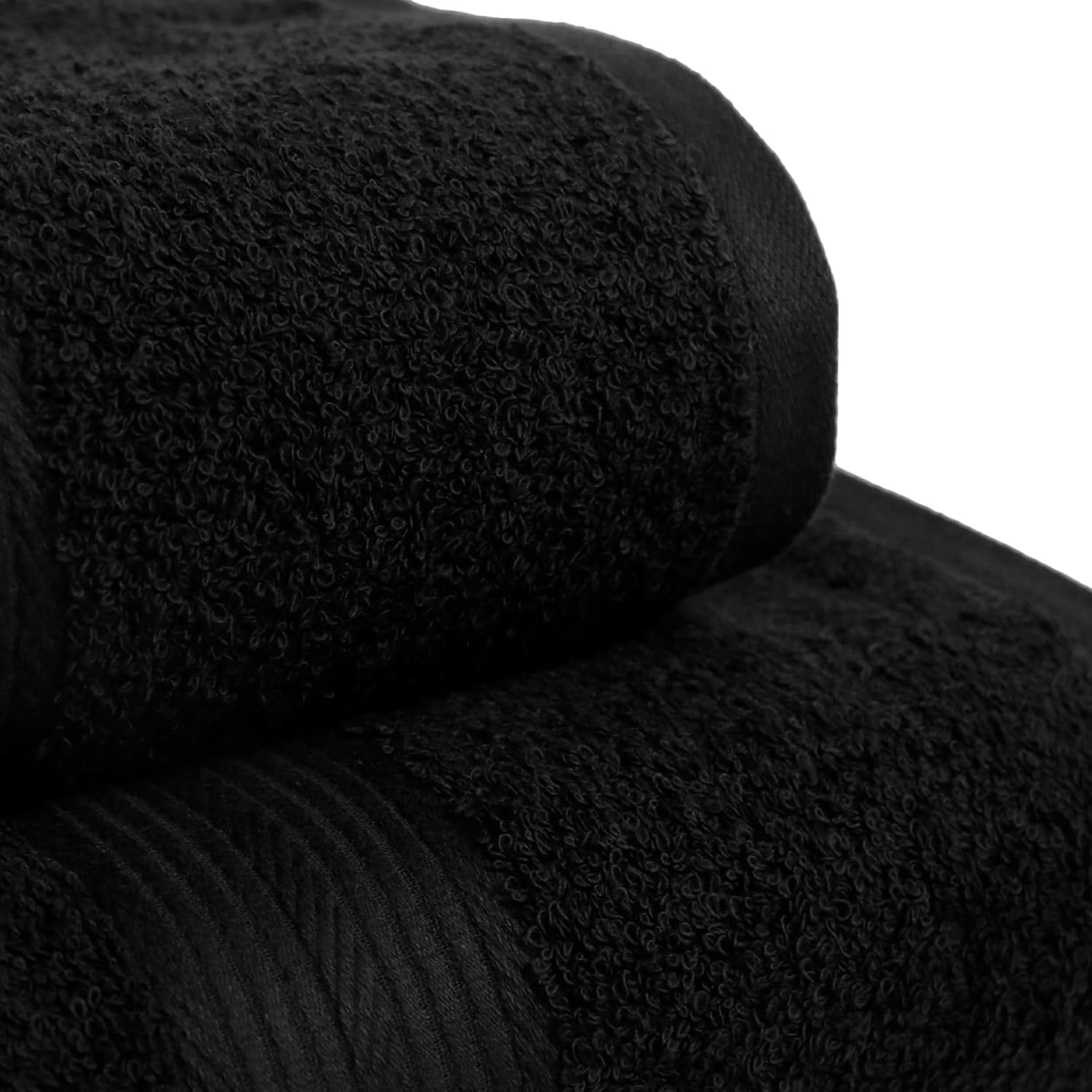 Amazon Basics 6-Piece Oversized Fade-Resistant Towel Set, 100% Cotton, Highly Absorbent, Soft, Teal, 2 Bath Towels, 2 Hand Towels, 2 Washcloths