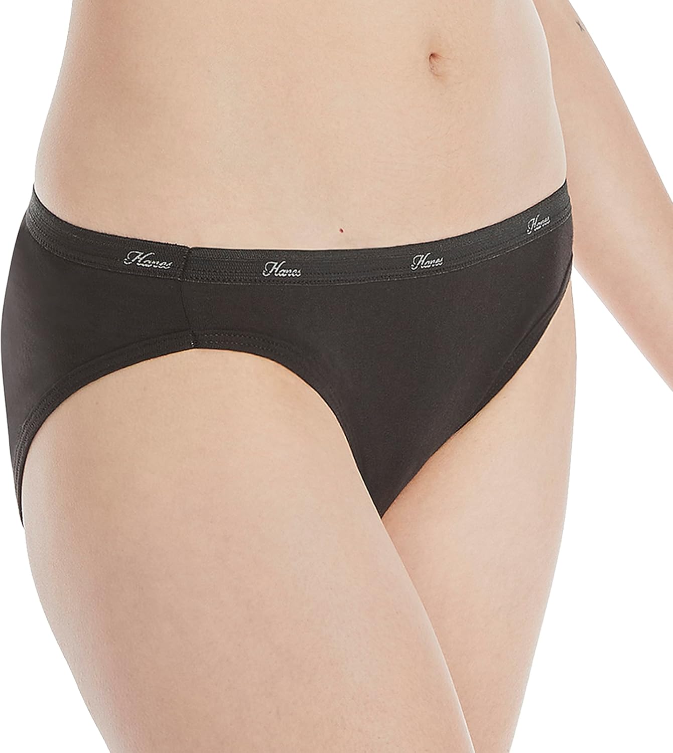 Hanes Women's Underwear Pack, 10-Pack, Full-Coverage Cotton Blend Panties, Moisture-Wicking Underwear for Women
