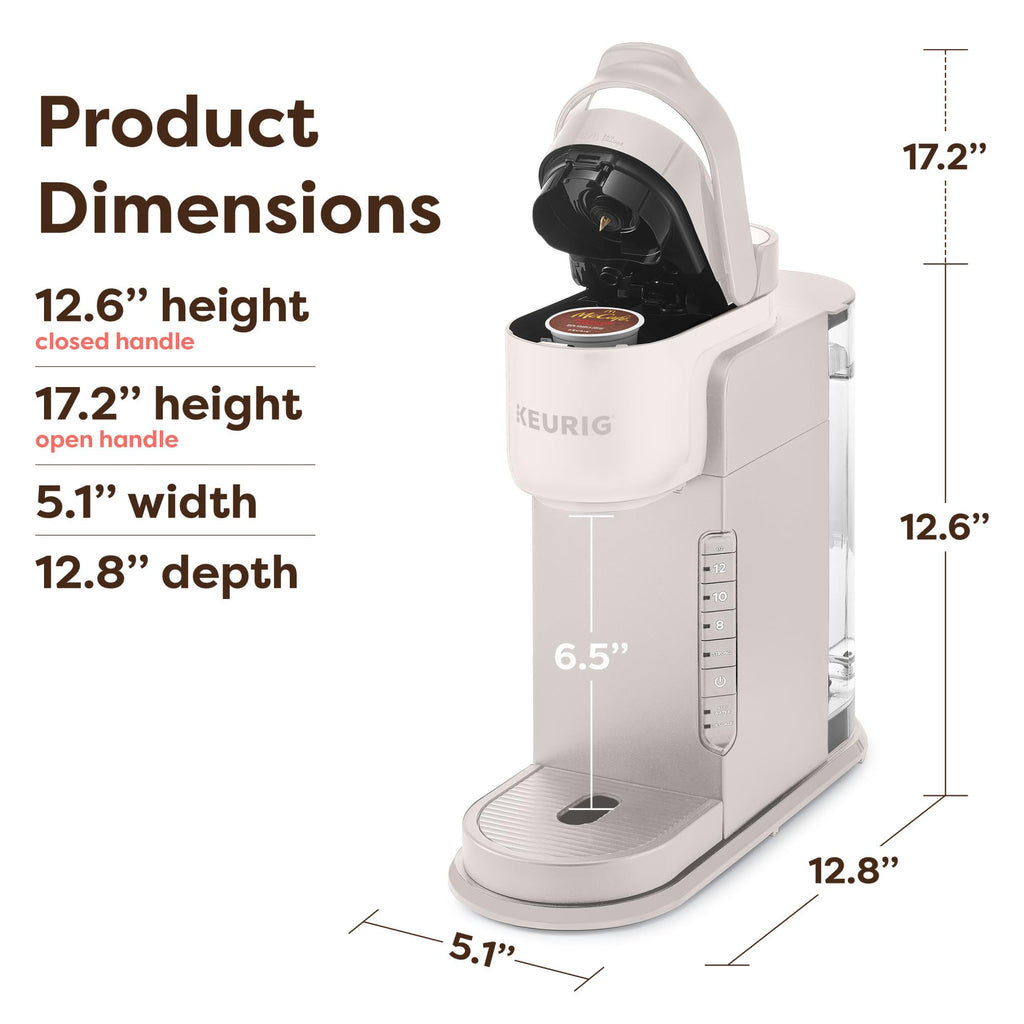 Keurig K-Express Single Serve K-Cup Pod Coffee Maker, 3 Brew Sizes, Strong Button Feature, 42oz Removable Reservoir, Black | 3 Brew Sizes, Strong Button Feature, Removable Reservoir