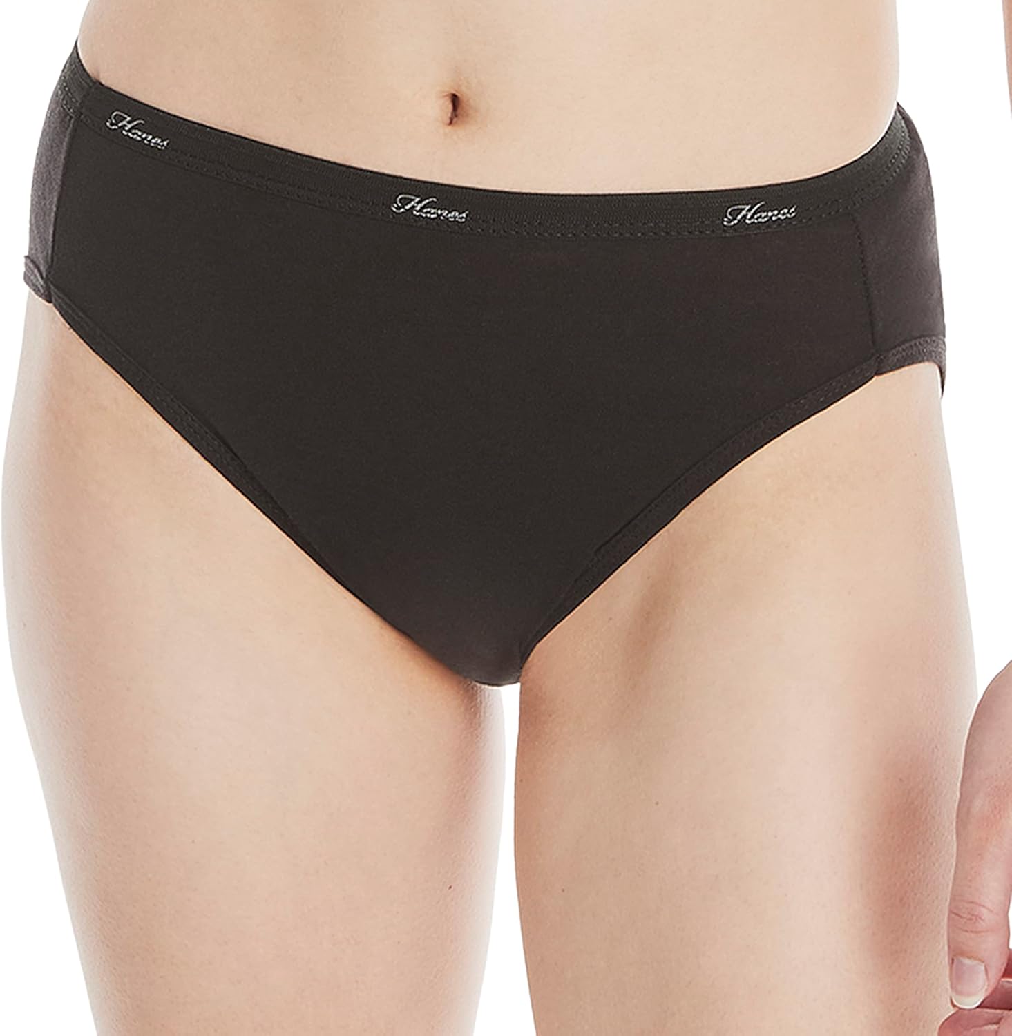 Hanes Women's Underwear Pack, 10-Pack, Full-Coverage Cotton Blend Panties, Moisture-Wicking Underwear for Women