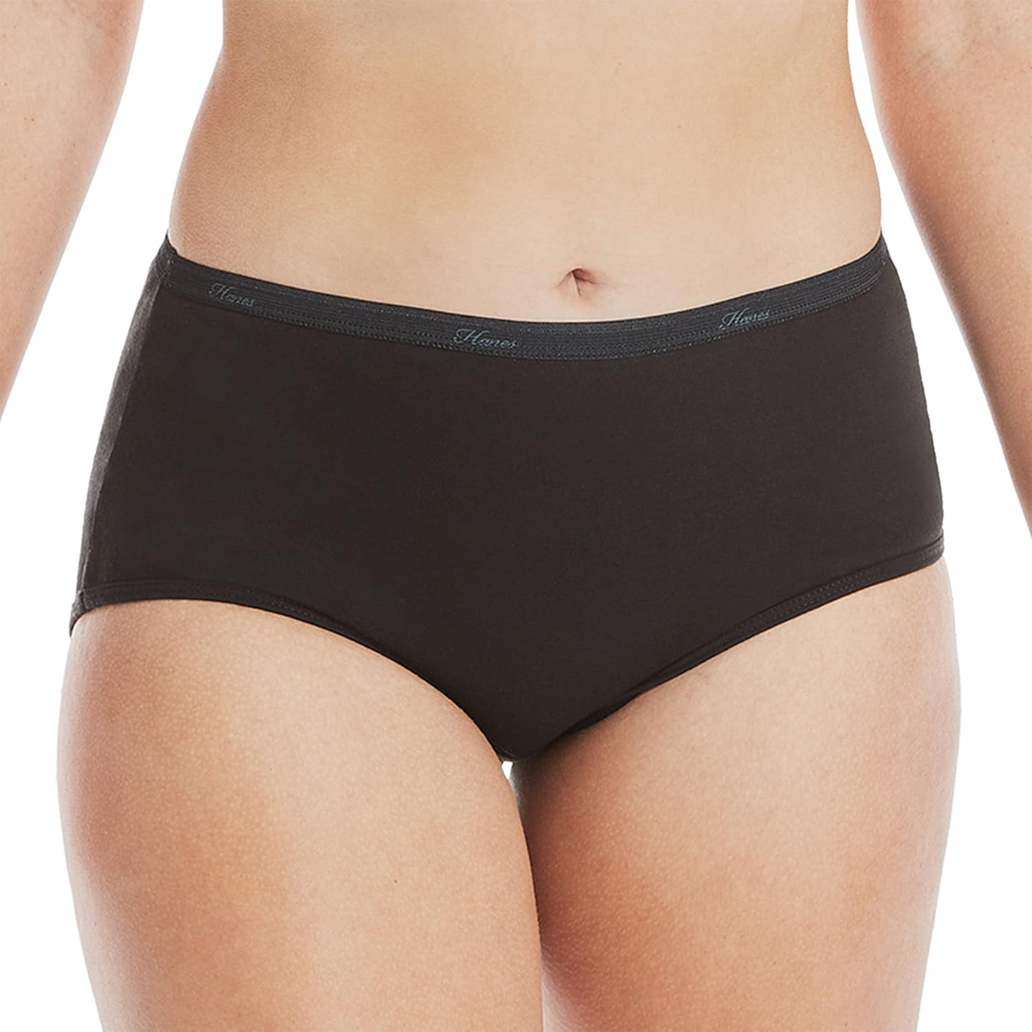 Hanes Women's Underwear Pack, 10-Pack, Full-Coverage Cotton Blend Panties, Moisture-Wicking Underwear for Women