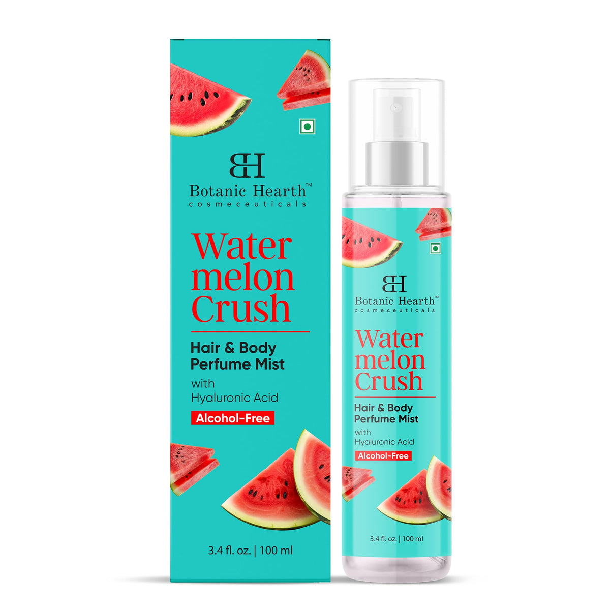 Botanic Hearth Vanilla Hair Perfume & Body Mist- 3.4 Fl oz | Long-Lasting Hair Deodorizer & Body Scent, Alcohol-Free Fragrance Hair Spray Everyday Wear, All Day Freshness for Women & Men