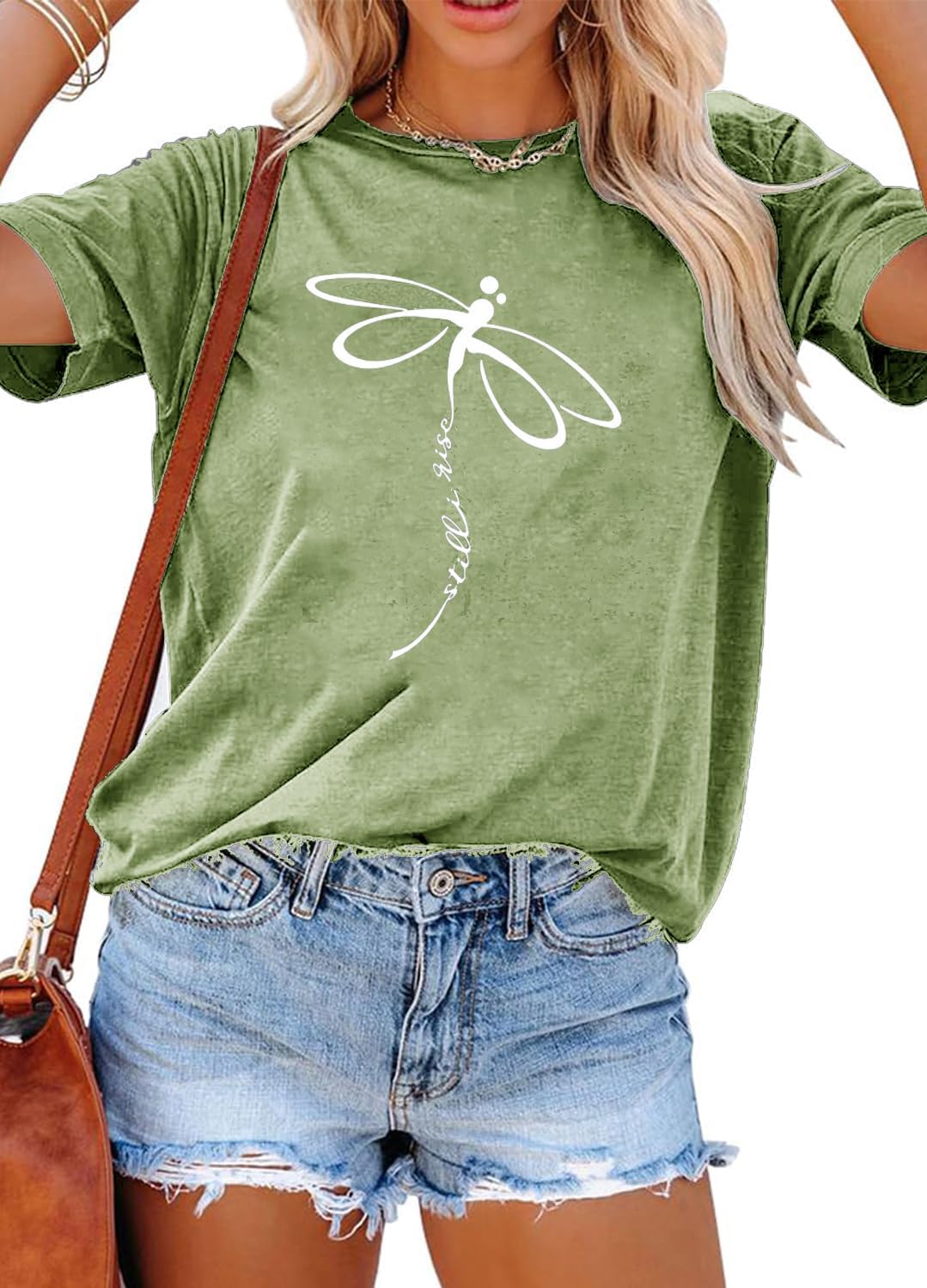 YEXIPO Womens Graphic Tees Short Sleeve Summer Tops Casual Cute T Shirts | Funny Letter Print, Crew Neck, Loose Fit