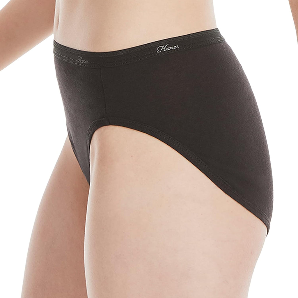 Hanes Women's Underwear Pack, 10-Pack, Full-Coverage Cotton Blend Panties, Moisture-Wicking Underwear for Women