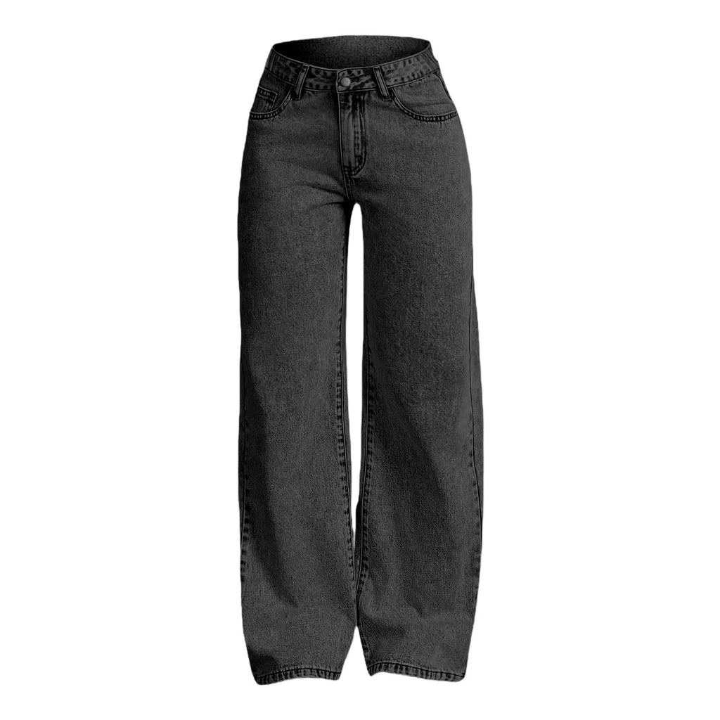 Jeans for Girls Cute Baggy Pants Wide Leg High Waisted Trousers with Pocket | Back to School Clothes Teens Outfits Bow Embroidery Wide Leg Denim Pants Y2k Tween Clothes 7-16Y
