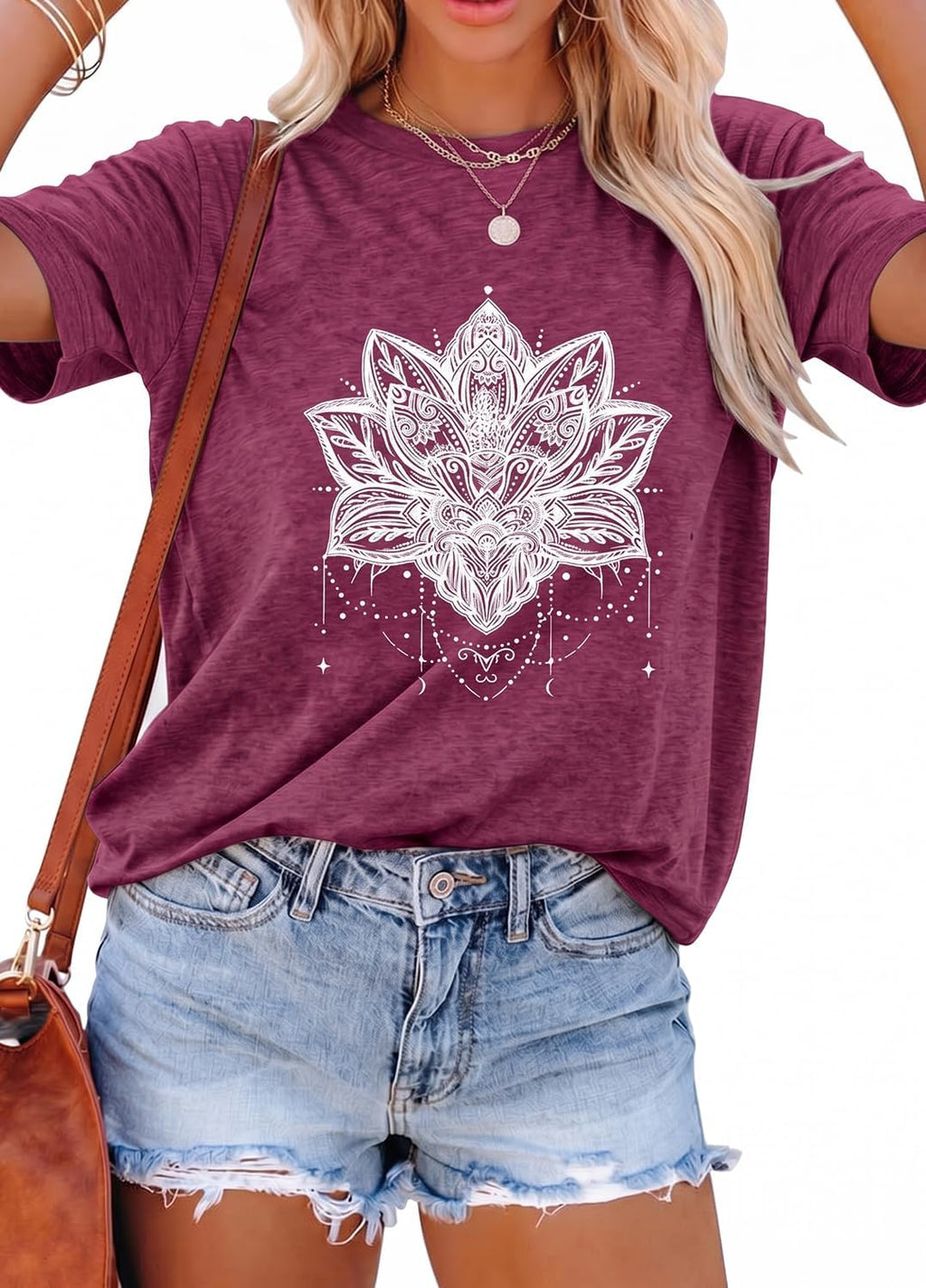 YEXIPO Womens Graphic Tees Short Sleeve Summer Tops Casual Cute T Shirts | Funny Letter Print, Crew Neck, Loose Fit