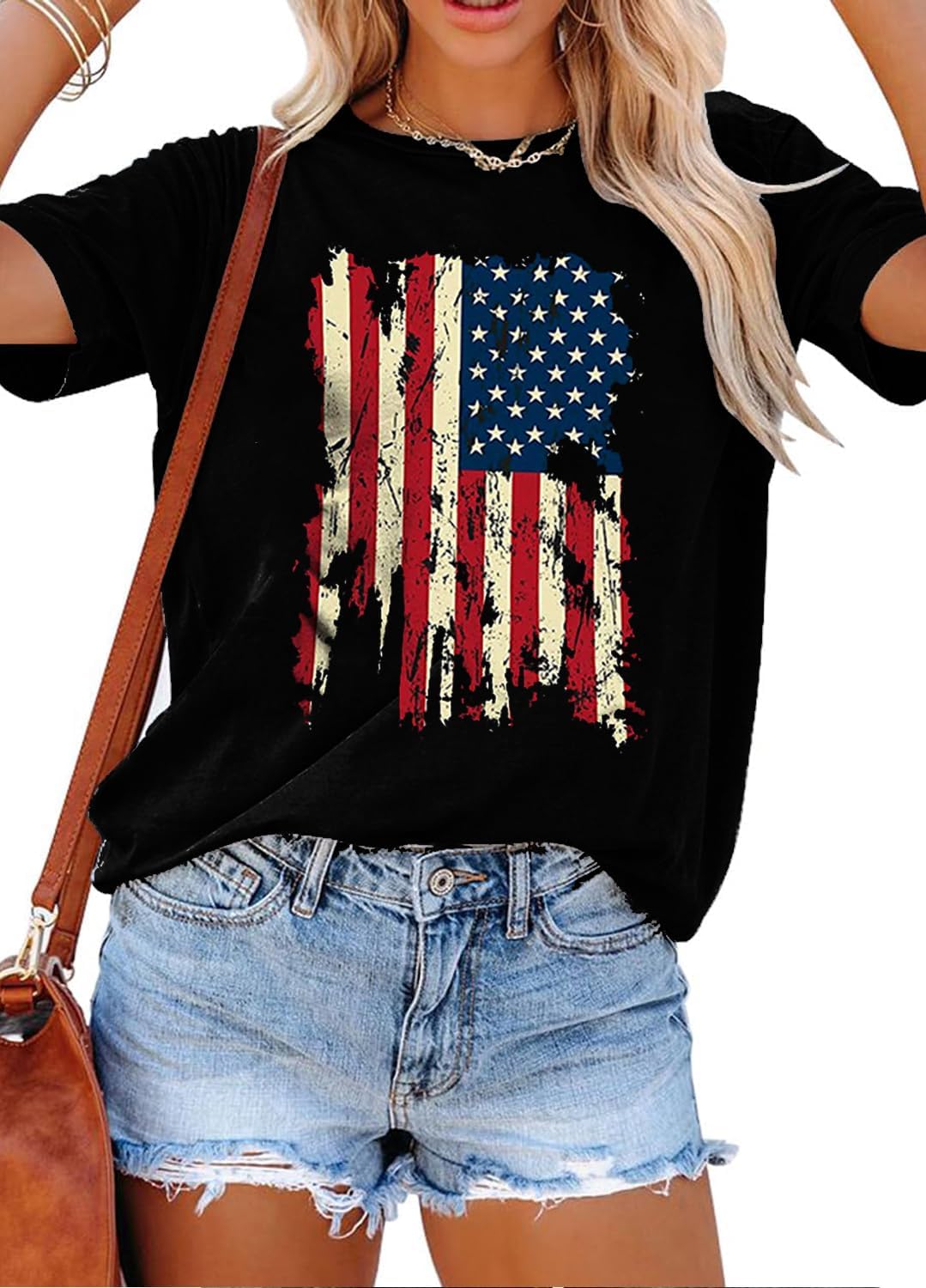 YEXIPO Womens Graphic Tees Short Sleeve Summer Tops Casual Cute T Shirts | Funny Letter Print, Crew Neck, Loose Fit