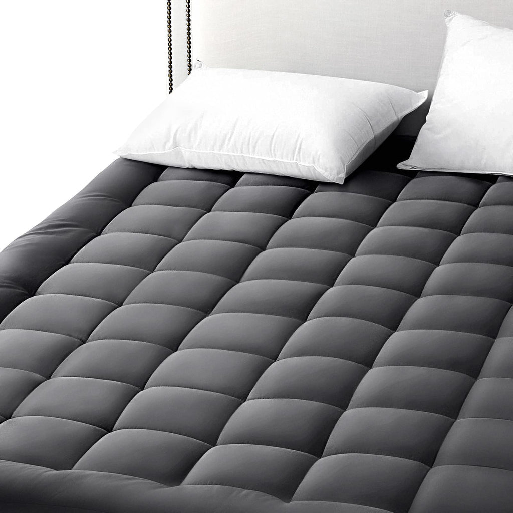 EASELAND Twin XL Mattress Pad Cotton Pillow Top Mattress Topper White | College Dorm Mattress Cover Cooling Cotton Top,8-21" Deep Pocket Protector 39x80 Inches,Boxing Quilted & Machine Washable