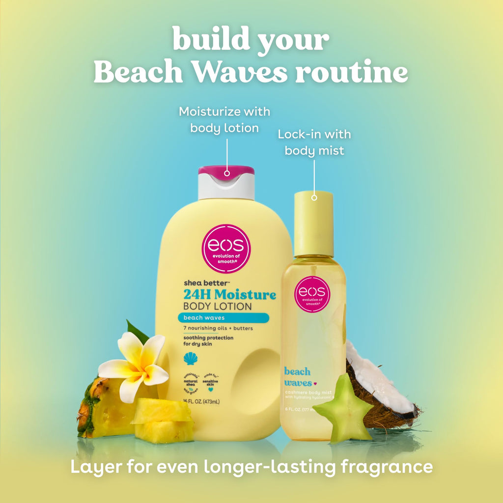 eos Shea Better Body Lotion- Strawberry Dream, with Natural Shea, 16 fl oz