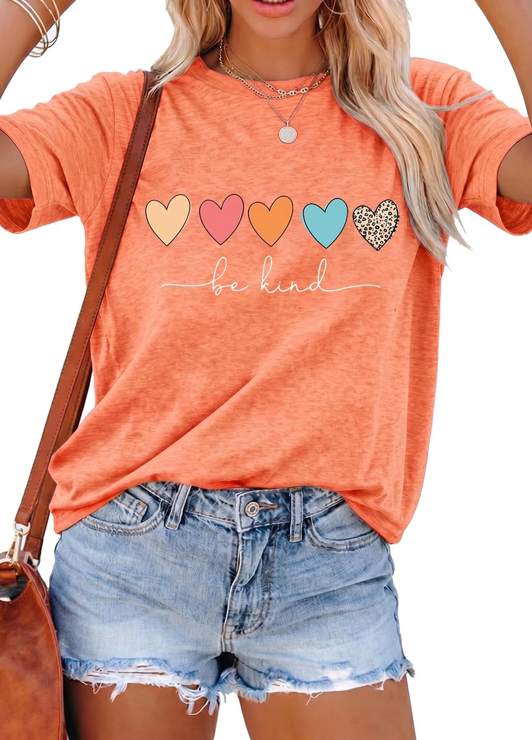YEXIPO Womens Graphic Tees Short Sleeve Summer Tops Casual Cute T Shirts | Funny Letter Print, Crew Neck, Loose Fit