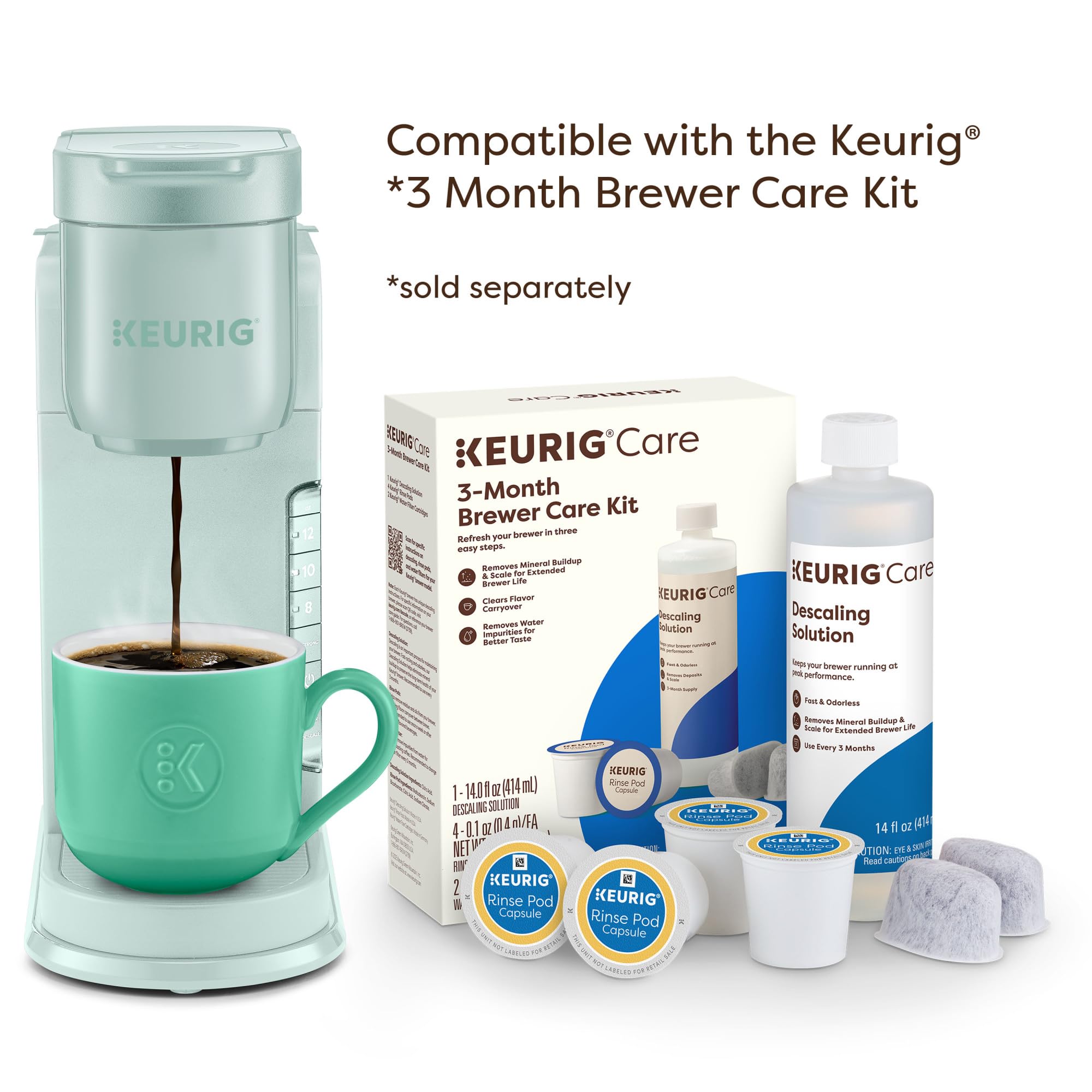 Keurig K-Express Single Serve K-Cup Pod Coffee Maker, 3 Brew Sizes, Strong Button Feature, 42oz Removable Reservoir, Black | 3 Brew Sizes, Strong Button Feature, Removable Reservoir