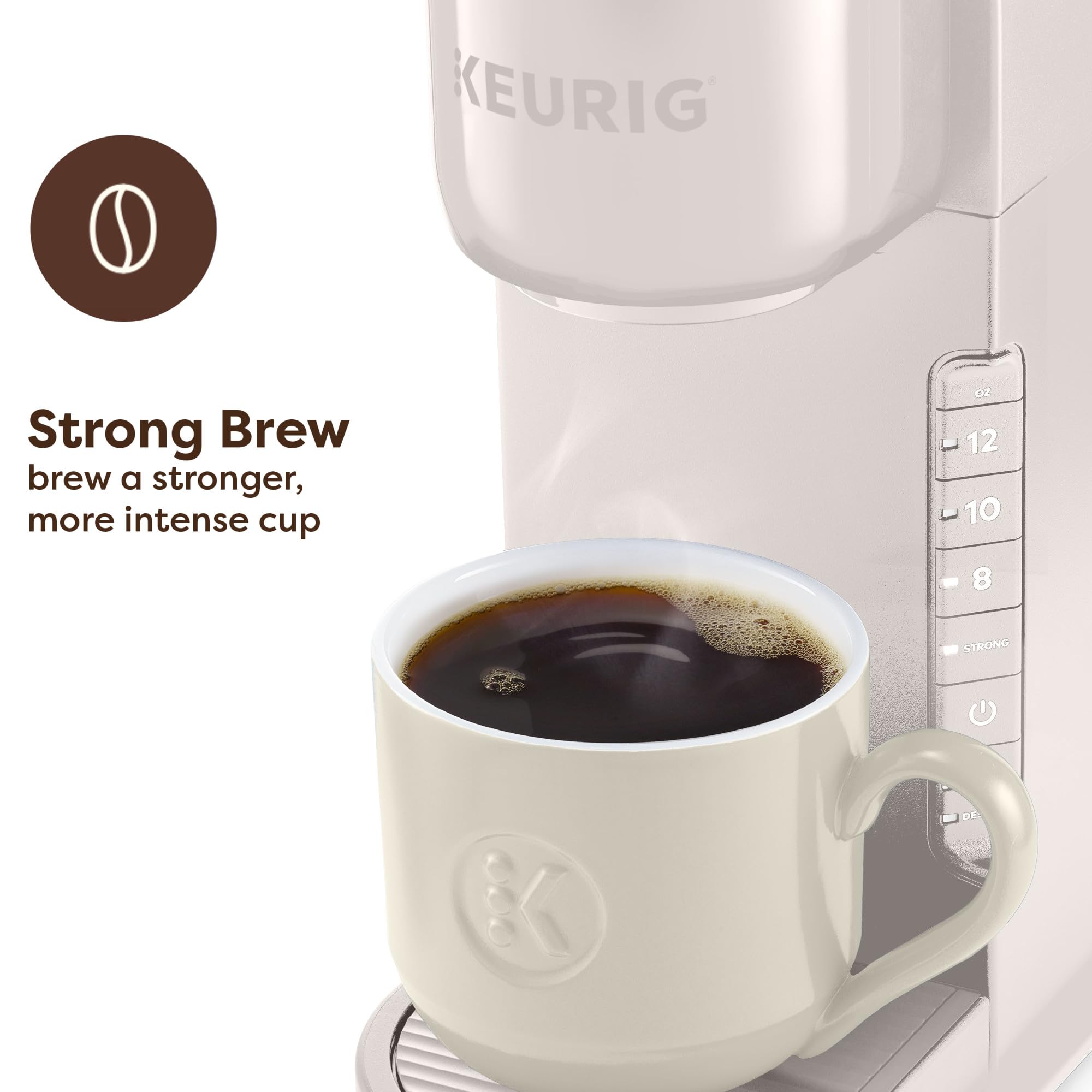 Keurig K-Express Single Serve K-Cup Pod Coffee Maker, 3 Brew Sizes, Strong Button Feature, 42oz Removable Reservoir, Black | 3 Brew Sizes, Strong Button Feature, Removable Reservoir