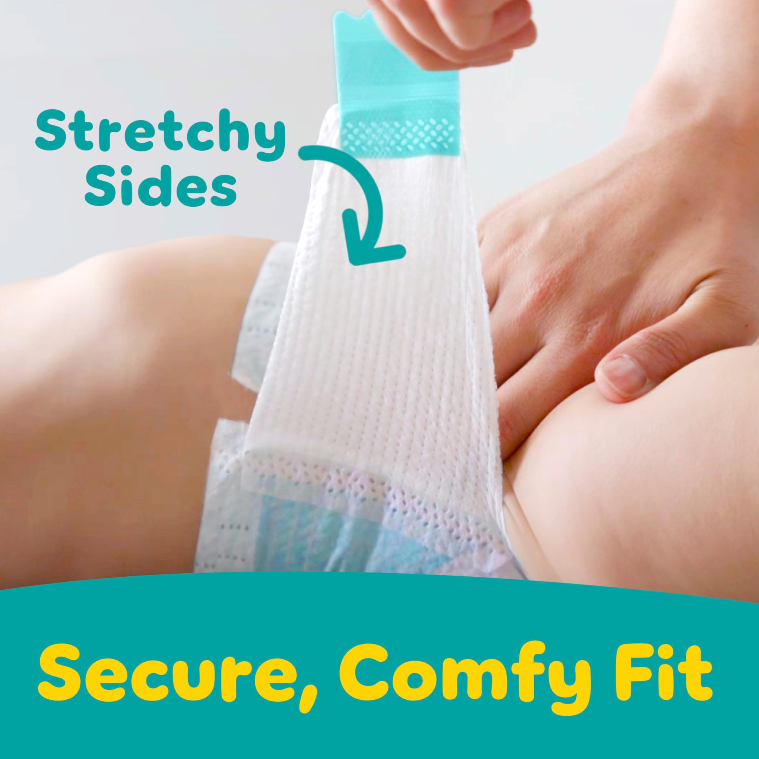 Pampers Diapers - Baby Dry - Size 3, 104 Count, Absorbent Disposable Infant Diaper (Packaging May Vary)