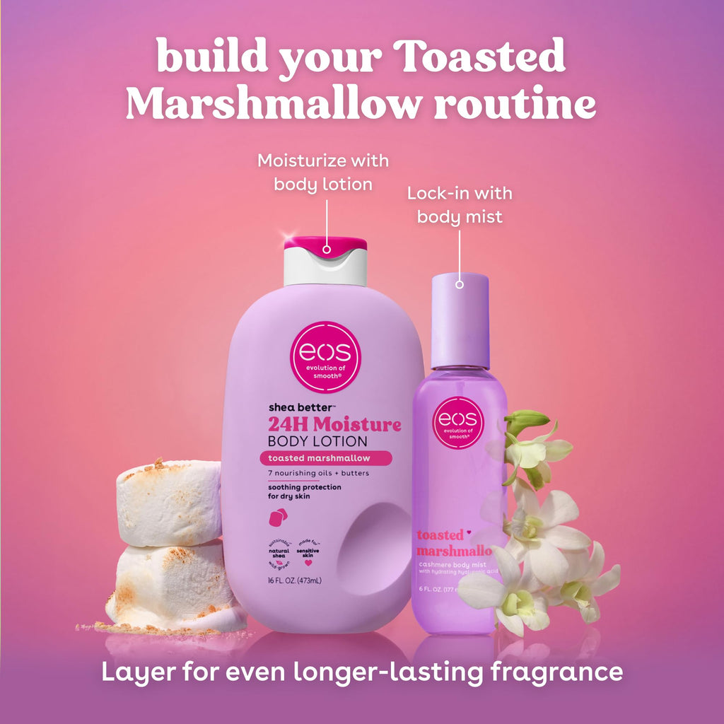 eos Shea Better Body Lotion- Strawberry Dream, with Natural Shea, 16 fl oz