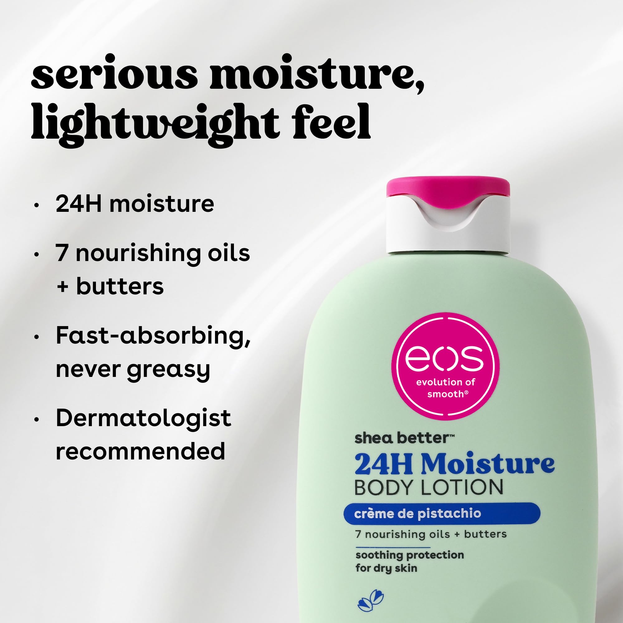 eos Shea Better Body Lotion- Strawberry Dream, with Natural Shea, 16 fl oz