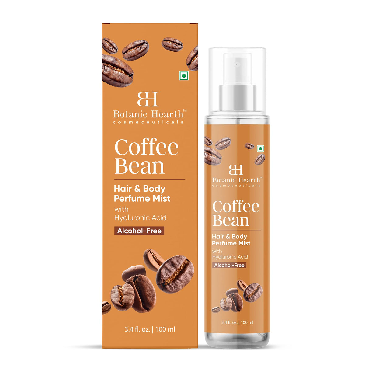 Botanic Hearth Vanilla Hair Perfume & Body Mist- 3.4 Fl oz | Long-Lasting Hair Deodorizer & Body Scent, Alcohol-Free Fragrance Hair Spray Everyday Wear, All Day Freshness for Women & Men