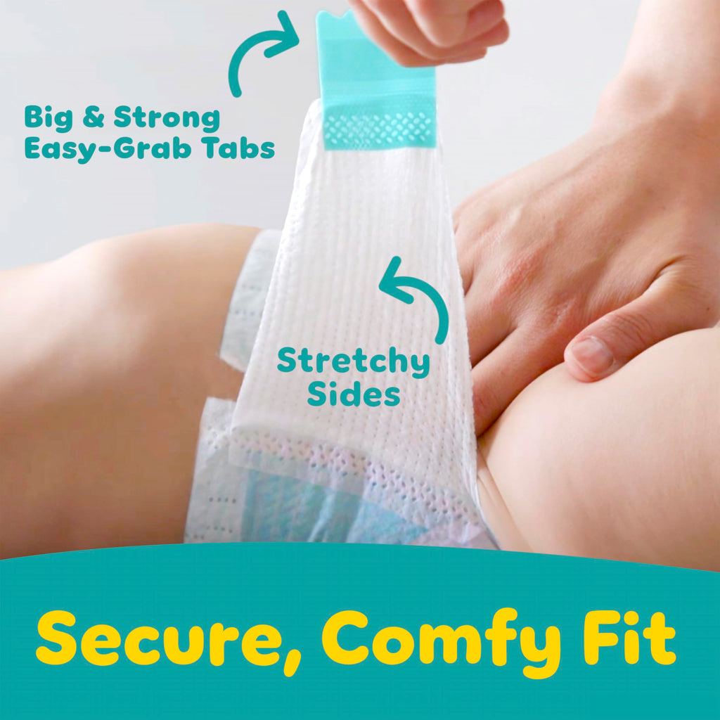 Pampers Diapers - Baby Dry - Size 3, 104 Count, Absorbent Disposable Infant Diaper (Packaging May Vary)