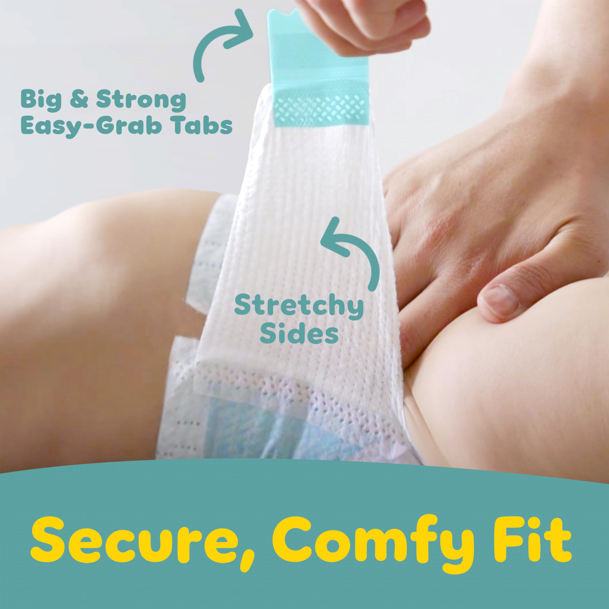 Pampers Diapers - Baby Dry - Size 3, 104 Count, Absorbent Disposable Infant Diaper (Packaging May Vary)