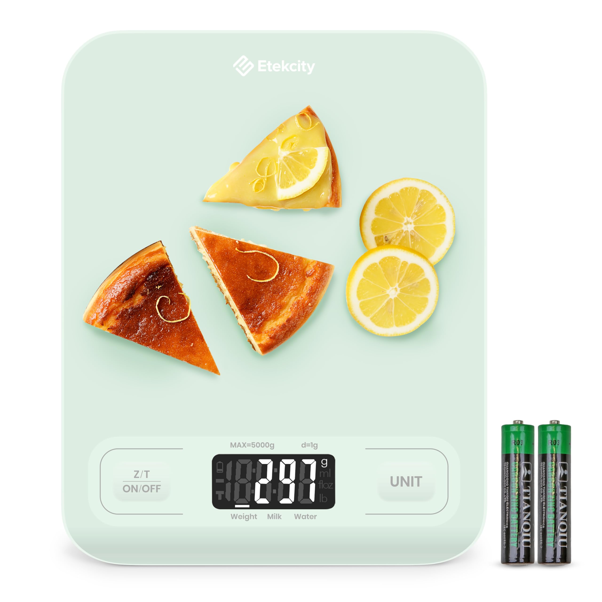 Etekcity Food Kitchen Scale, Digital Grams and Ounces, 11lb | Tare function, ideal for baking, weight loss, keto, meal prep, packages, liquids and jewelry, 304 Stainless Steel