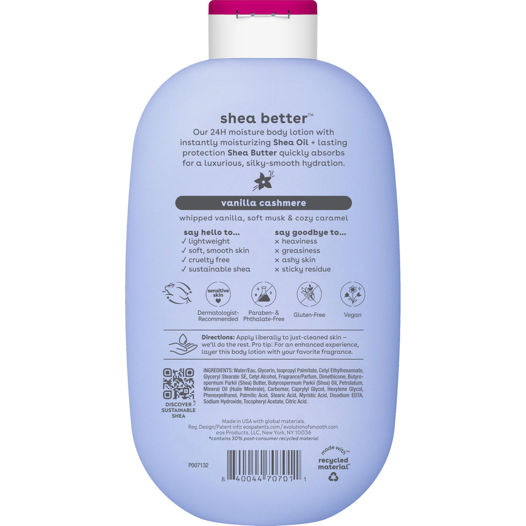 eos Shea Better Body Lotion- Strawberry Dream, with Natural Shea, 16 fl oz