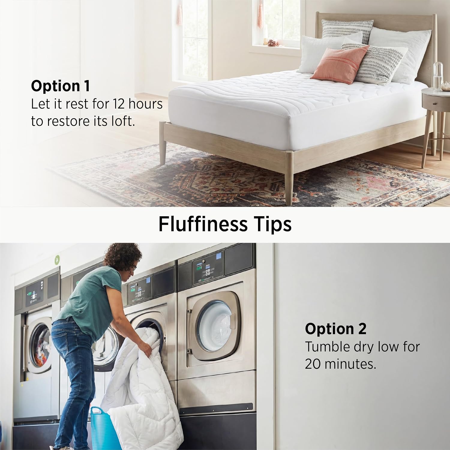 Bedsure Twin XL Mattress Pad - Soft Mattress Topper for College Dorm Room Essentials, Extra Long Twin Quilted Fitted Bed Cover Protector with 8-21 Inches Deep Pocket, Washable, White, 39x80 Inches