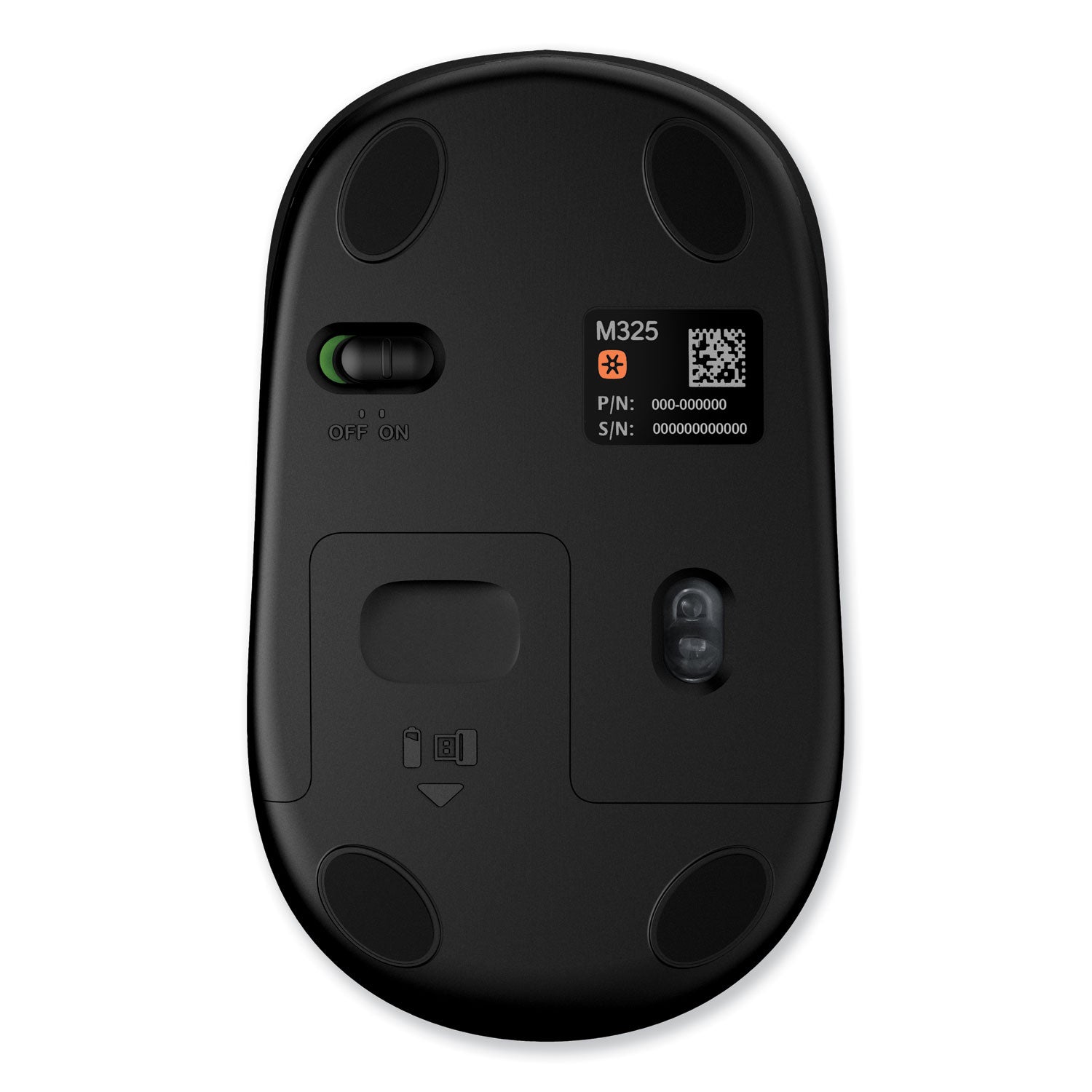 Logitech M325 Wireless Mouse, 2.4 GHz Frequency/30 ft Wireless Range, Left/Right Hand Use, Blue