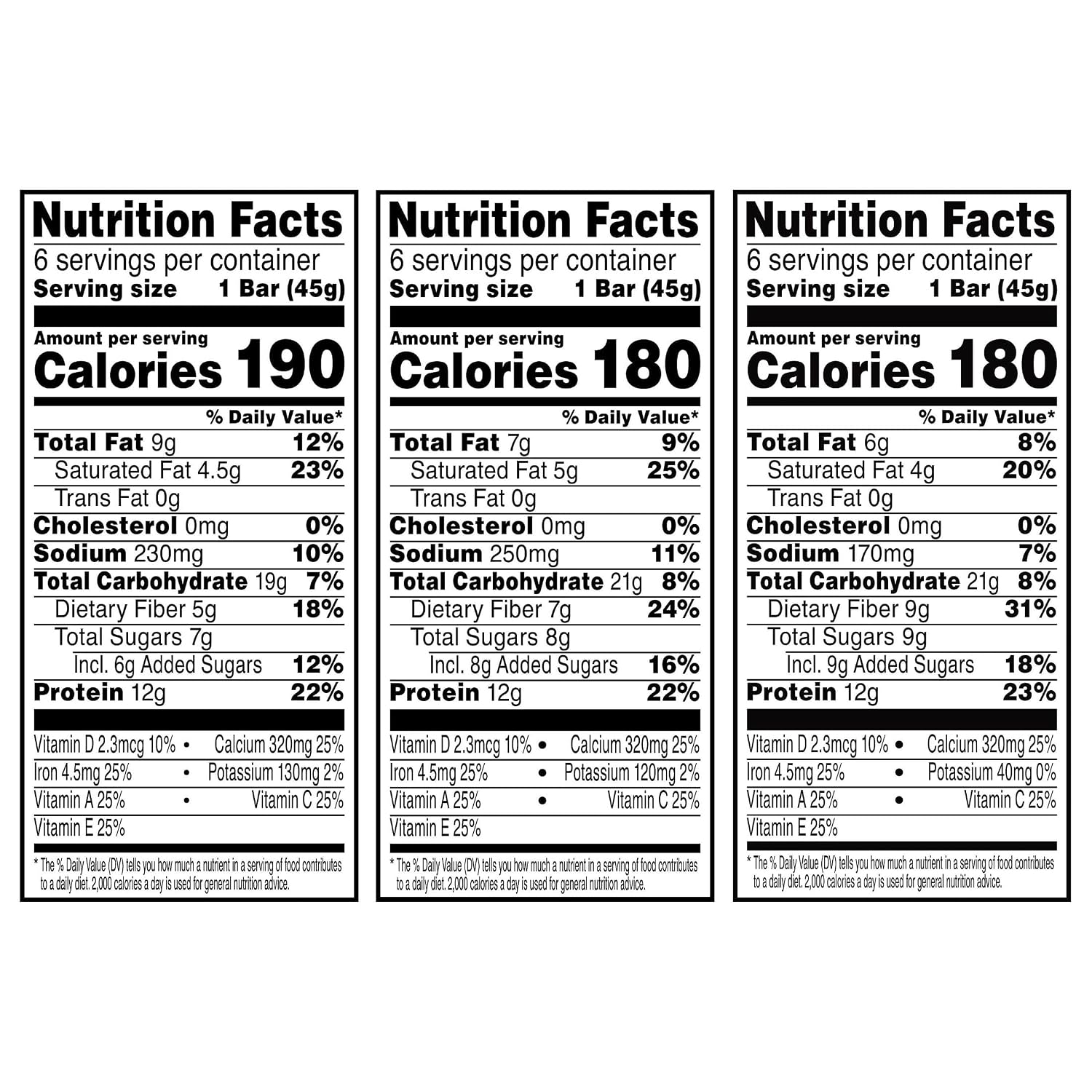Special K Bar Protein Meal Bars, 12g Protein Snacks, Meal Replacement, 3-Flavor Variety Pack (3 Boxes, 18 Bars)