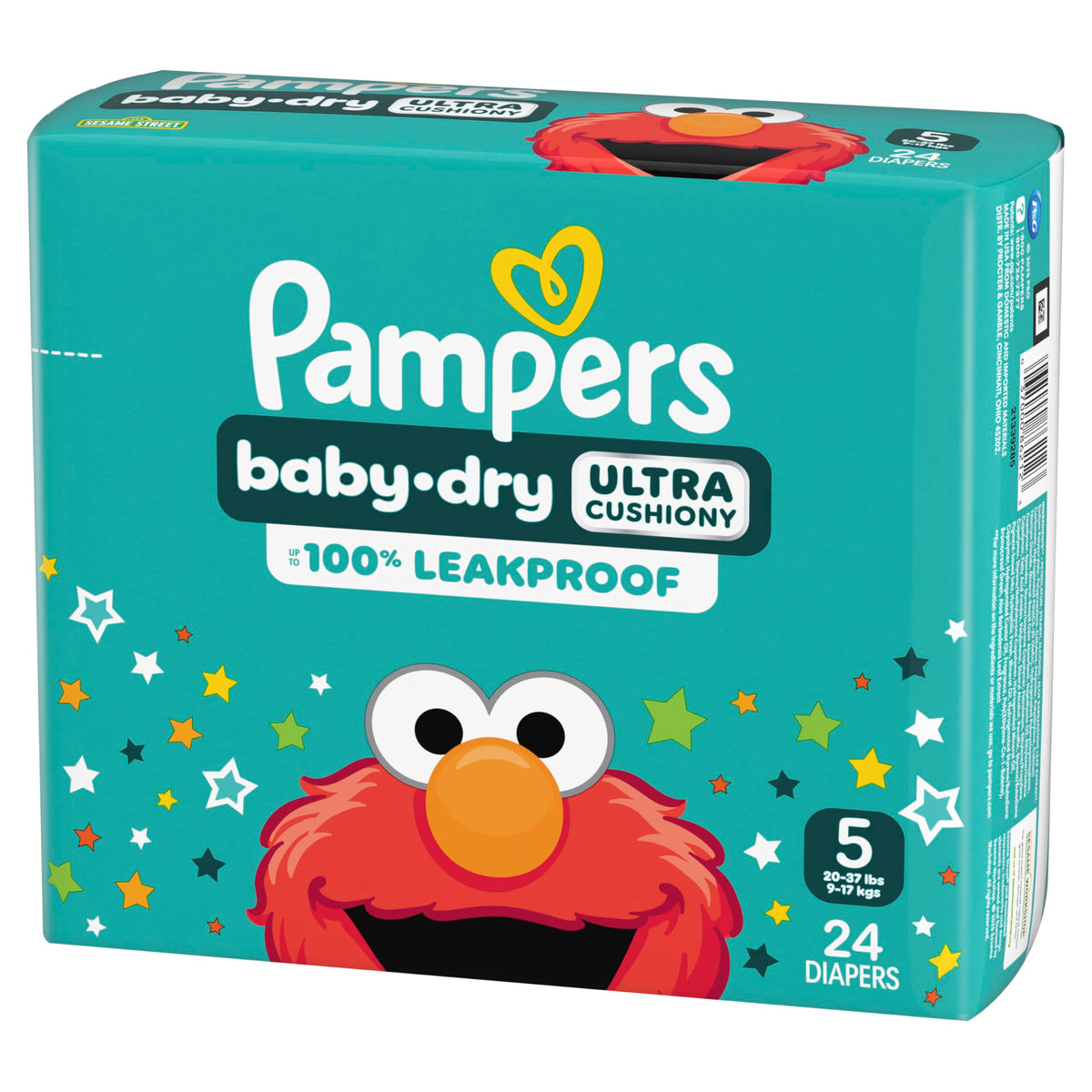 Pampers Diapers - Baby Dry - Size 3, 104 Count, Absorbent Disposable Infant Diaper (Packaging May Vary)