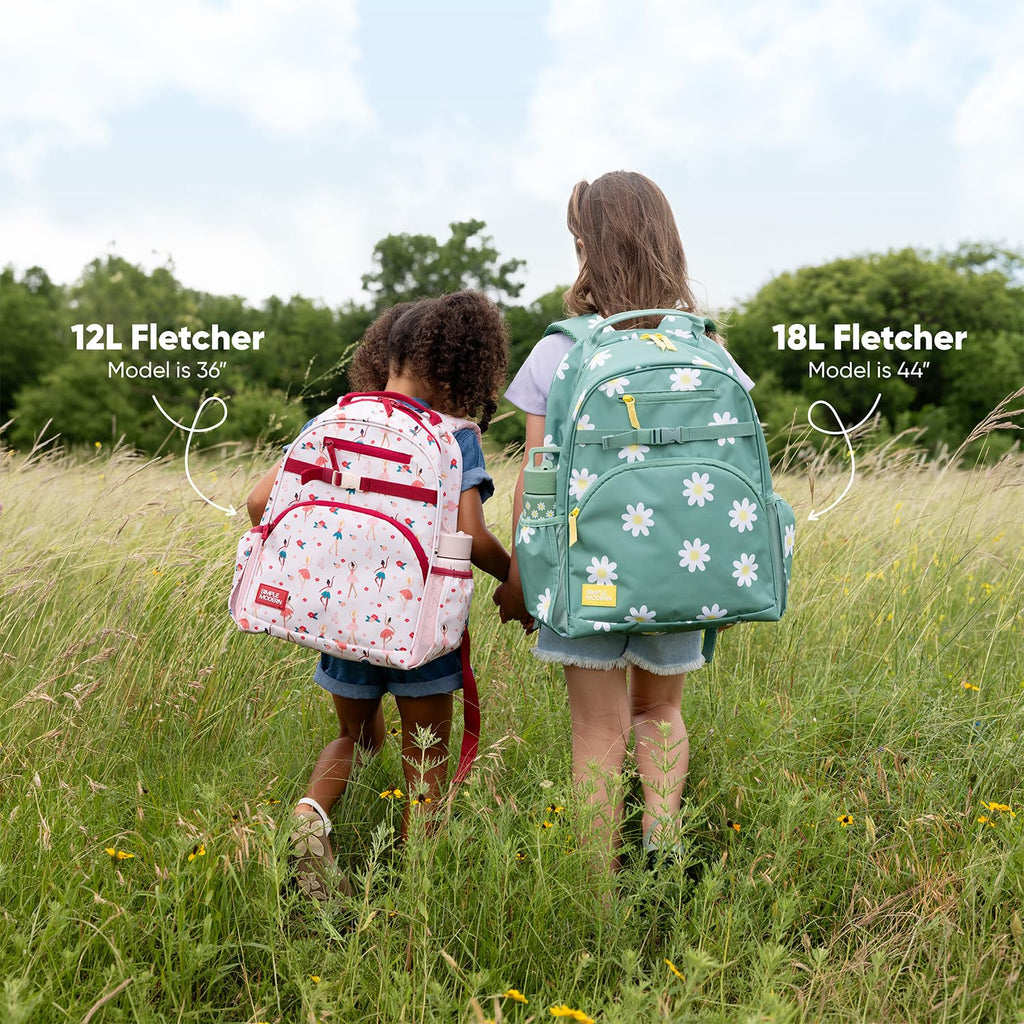 Simple Modern Disney Princess Kids Backpack for School, Girls, Boys | 12L | Fletcher Princess Rainbows Bookbag, School Backpack for Toddler, Preschool, Kindergarten | Fits Lunch Box, Cute | Medium